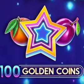 100 Golden Coins game by Amusnet Interactive – logo hosted on Rainbet Casino