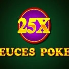 25x Deuces Poker online game logo by iSoftBet on rainbetcasino.online