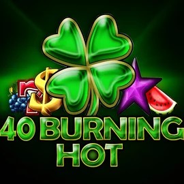 40 Burning Hot logo by Amusnet Interactive at Rainbet Casino