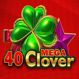 Enjoy 40 Mega Clover by Amusnet Interactive – logo hosted on rainbetcasino.online