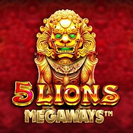 5 Lions Megaways logo – Slots by Pragmatic Play at Rainbet Casino