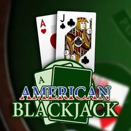 American Blackjack logo by Habanero at Rainbet Casino