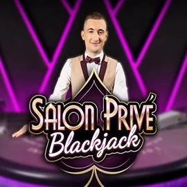 Blackjack Salon Privé online game logo by Ezugi on rainbetcasino.online