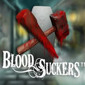 Blood Suckers online game logo by NetEnt on rainbetcasino.online