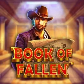 Book Of Fallen slot visual from Pragmatic Play available on rainbetcasino.online