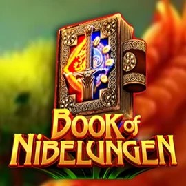 Book of Nibelungen online game logo by Swintt on rainbetcasino.online