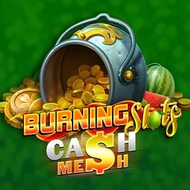 Burning Slots Cash Mesh slot logo by BF Games at Rainbet Casino