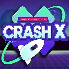 Crash X logo by Turbo Games Rainbet Casino