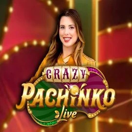 Official Live Casino logo: Crazy Pachinko by Evolution at Rainbet Casino