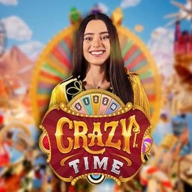 Enjoy Crazy Time by Evolution – logo hosted on rainbetcasino.online