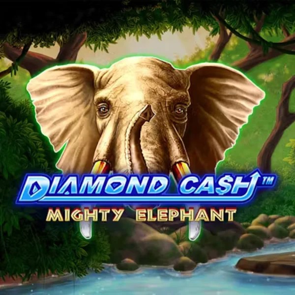 Official Slots logo: Diamond Cash Mighty Elephant by Greentube at Rainbet Casino
