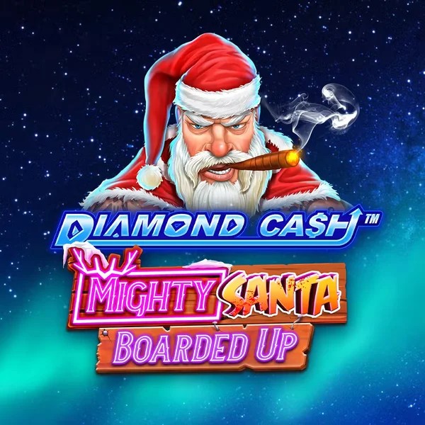 Play Diamond Cash Mighty Santa Boarded Up slot by Greentube on rainbetcasino.online