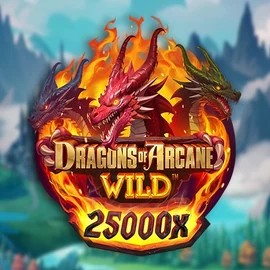 Dragons of Arcane Wild by Foxium, showcased at rainbetcasino.online – game logo