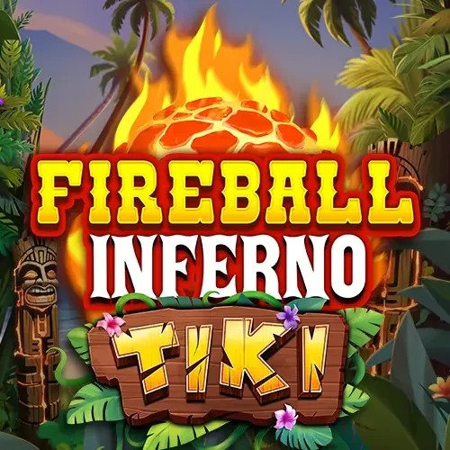 Fireball Inferno Tiki logo by NetEnt Rainbet Casino