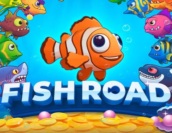 Fish Road casino game by InOut – featured logo at Rainbet Casino