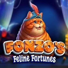 Fonzos Feline Fortunes online game logo by Pragmatic Play on rainbetcasino.online