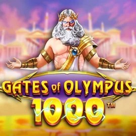 Enjoy Gates of Olympus 1000 by Pragmatic Play – logo hosted on rainbetcasino.online