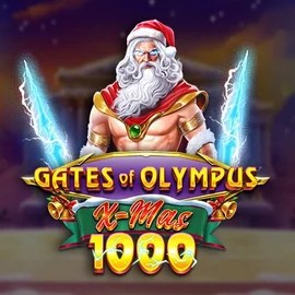 Gates of Olympus Xmas 1000 slot visual from Pragmatic Play available on rainbetcasino.online