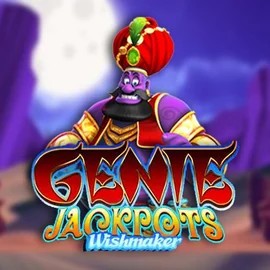 Genie Jackpots Wishmaker slot logo by Blueprint Gaming at Rainbet Casino