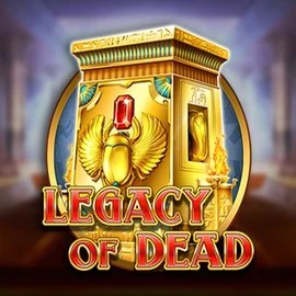 Legacy of Dead online game logo by Play'n GO on rainbetcasino.online
