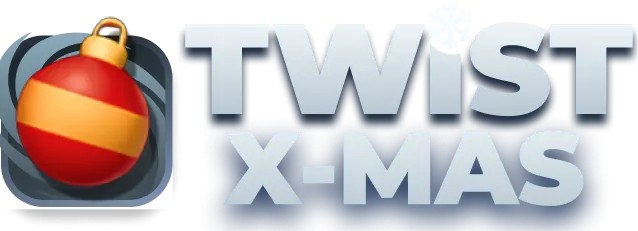 Twist X-mas slot logo by InOut at Rainbet Casino
