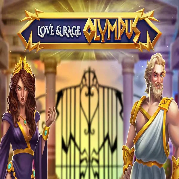 Love and Rage Olympus slot logo by Greentube at Rainbet Casino