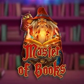 Try Master of Books slot by Swintt on rainbetcasino.online – logo image