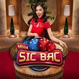 Mega Sic Bac game by Pragmatic Play – logo hosted on Rainbet Casino