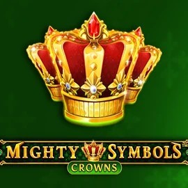 Mighty Symbols Crowns by Wazdan, showcased at rainbetcasino.online – game logo
