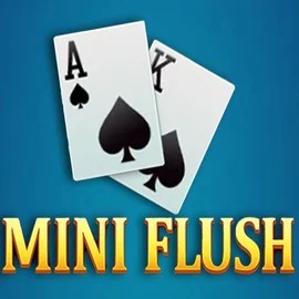 Mini Flush by TaDa Gaming, showcased at rainbetcasino.online – game logo