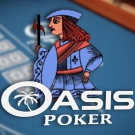 Oasis Poker slot visual from Nucleus Gaming available on rainbetcasino.online