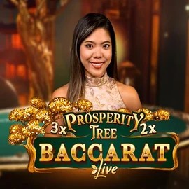 Prosperity Tree Baccarat casino game by Evolution – featured logo at Rainbet Casino