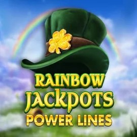 Official Jackpots logo: Rainbow Jackpots Power Lines by Red Tiger Gaming at Rainbet Casino