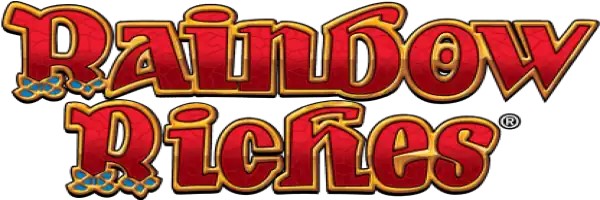 Slingo Rainbow Riches slot logo by Gaming Realms at Rainbet Casino