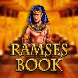 Ramses Book online game logo by Gamomat on rainbetcasino.online