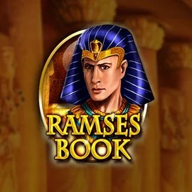 Ramses Book Deluxe by Gamomat, showcased at rainbetcasino.online – game logo