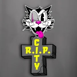 RIP City online game logo by Hacksaw Gaming on rainbetcasino.online