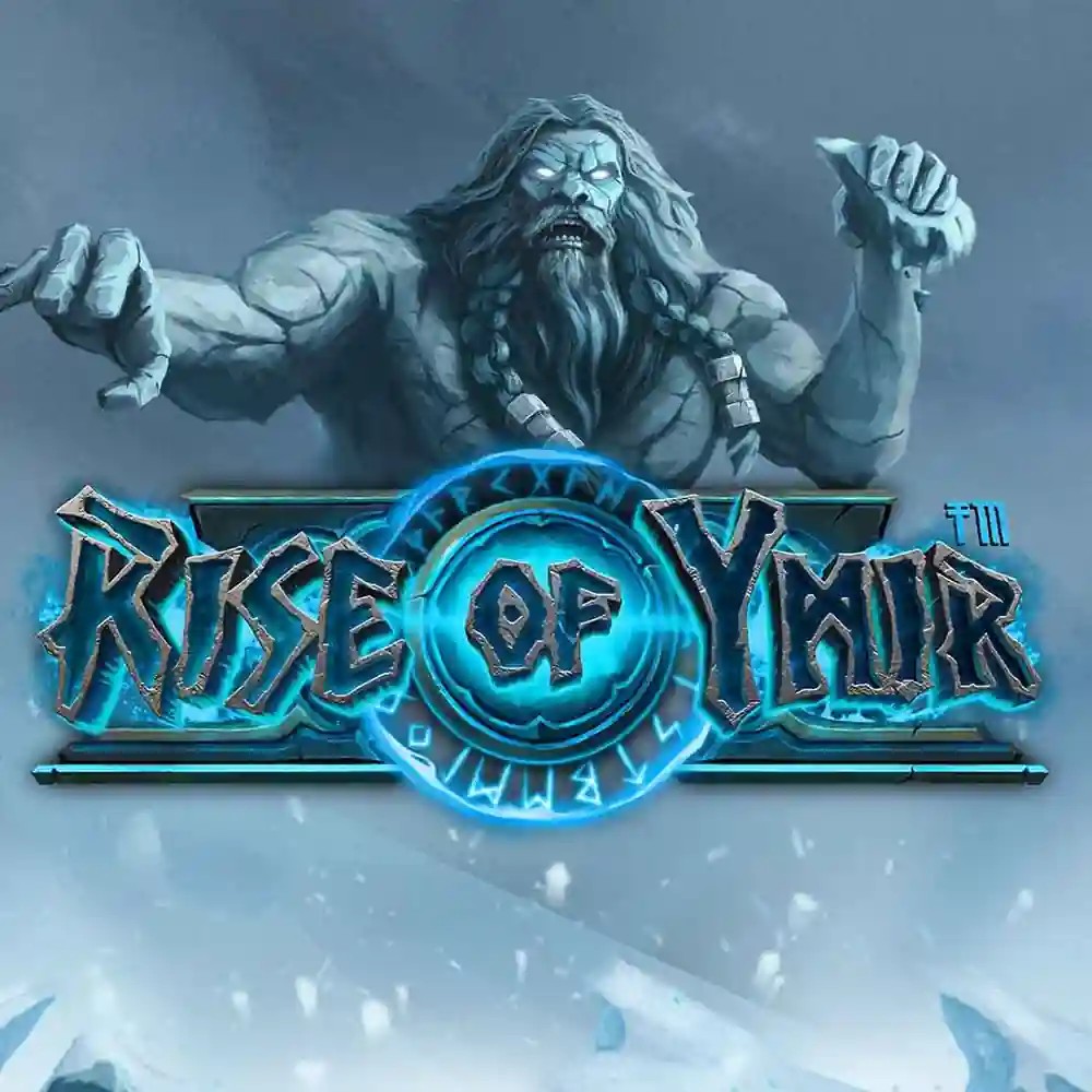 Rise of Ymir casino game by Hacksaw Gaming – featured logo at Rainbet Casino