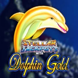 Dolphin Gold with Stellar Jackpots casino game by Lightning Box Game – featured logo at Rainbet Casino