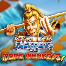 Enjoy Stellar Jackpots with More Monkeys by Lightning Box Game – logo hosted on rainbetcasino.online