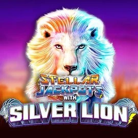 Stellar Jackpots with Silver Lion logo – Jackpots by Lightning Box Game at Rainbet Casino