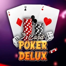 Three Card Poker Delux logo by Urgent Games at Rainbet Casino